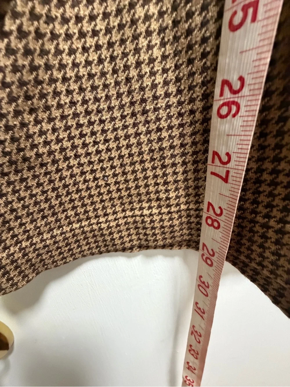 Polo Ralph Lauren Shirt Mens XXL Brown Houndstooth Pima Cotton Knit